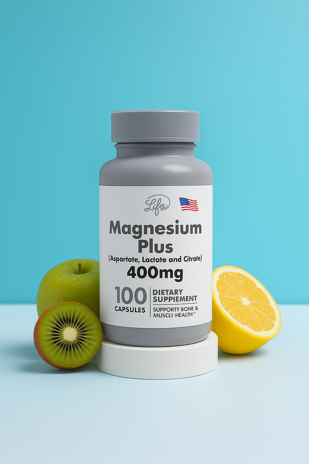 Magnesium Plus "Más energía, menos estrés: tu magnesio diario en 1 cápsula"
