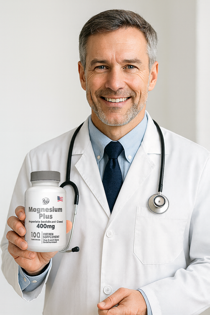 Magnesium Plus "Más energía, menos estrés: tu magnesio diario en 1 cápsula"