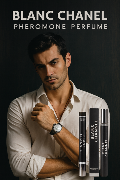 🔥Aura de Atracción: Perfume de Feromonas Masculinas premium para el Hombre Irresistible. Blanc Chanel 35ML