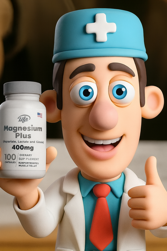 Magnesium Plus "Más energía, menos estrés: tu magnesio diario en 1 cápsula"
