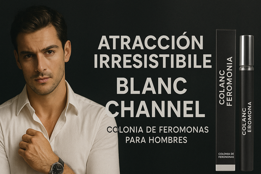 🔥Aura de Atracción: Perfume de Feromonas Masculinas premium para el Hombre Irresistible. Blanc Chanel 35ML