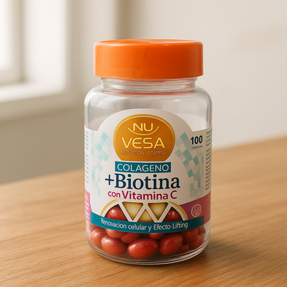 Colágeno + Biotina + Vitamina C – Triple Acción para tu Belleza Integral